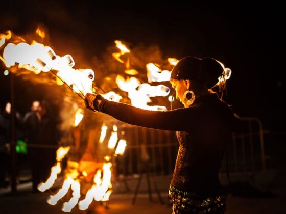 spectacle de feu